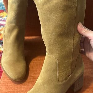Marc Fisher Tan Suede Women's Boots